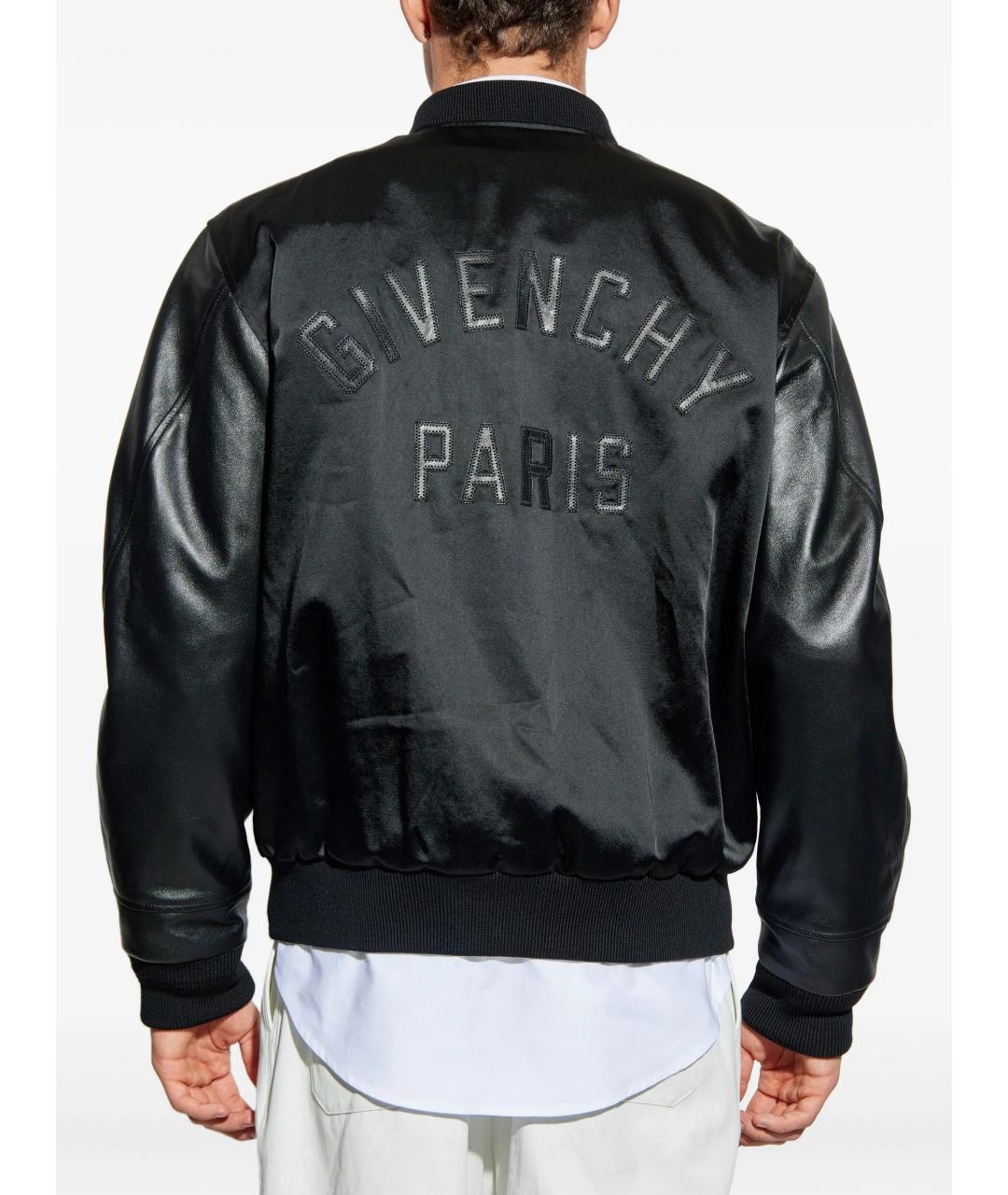 GIVENCHY Черная кожаная куртка, фото 4