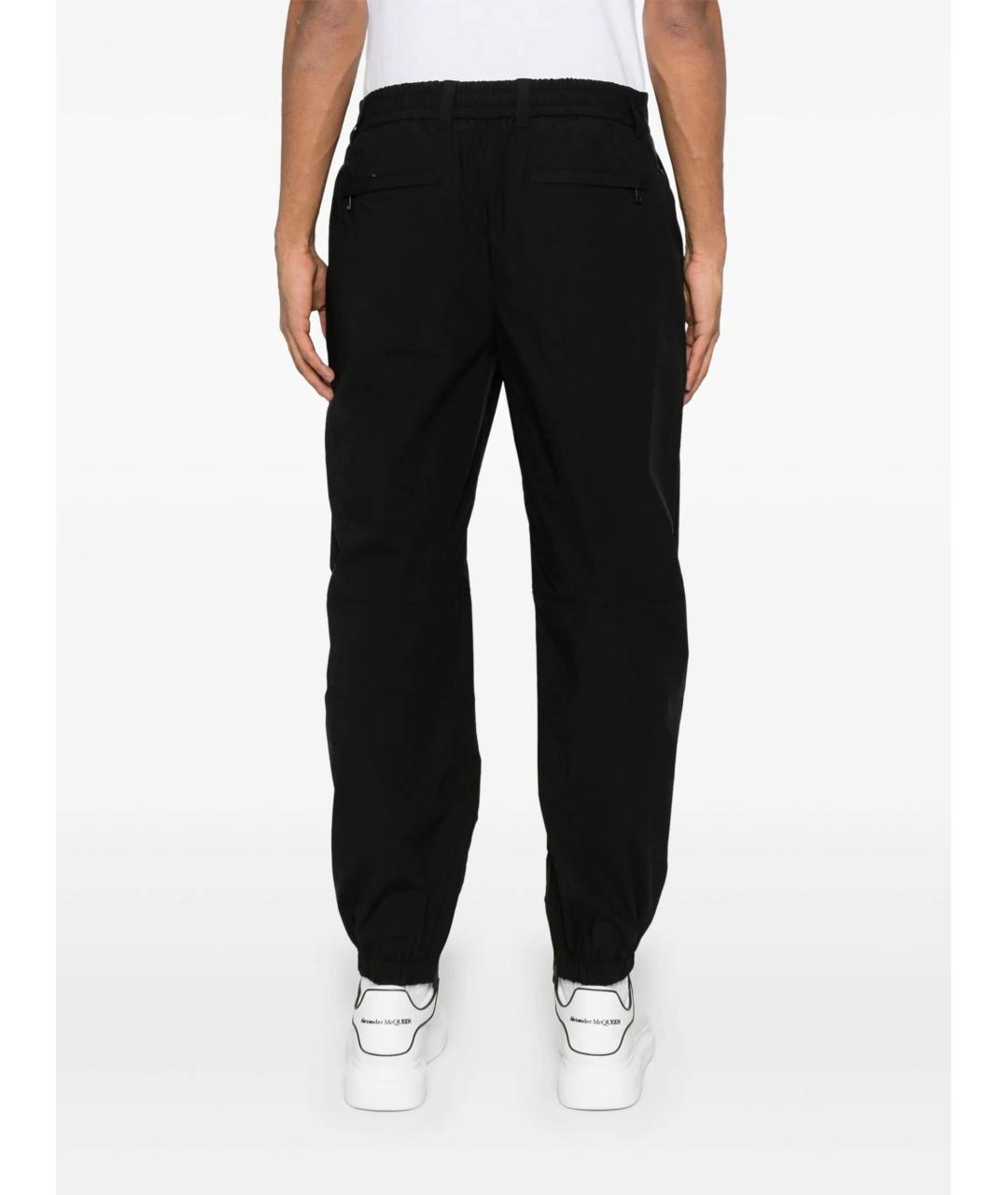 DOLCE&GABBANA Черные хлопковые повседневные брюки, фото 4