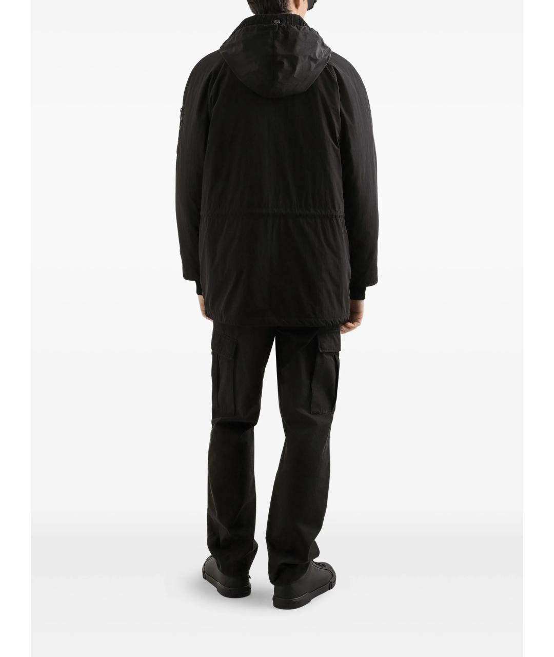 DOLCE&GABBANA Черная полиамидовая парка, фото 3