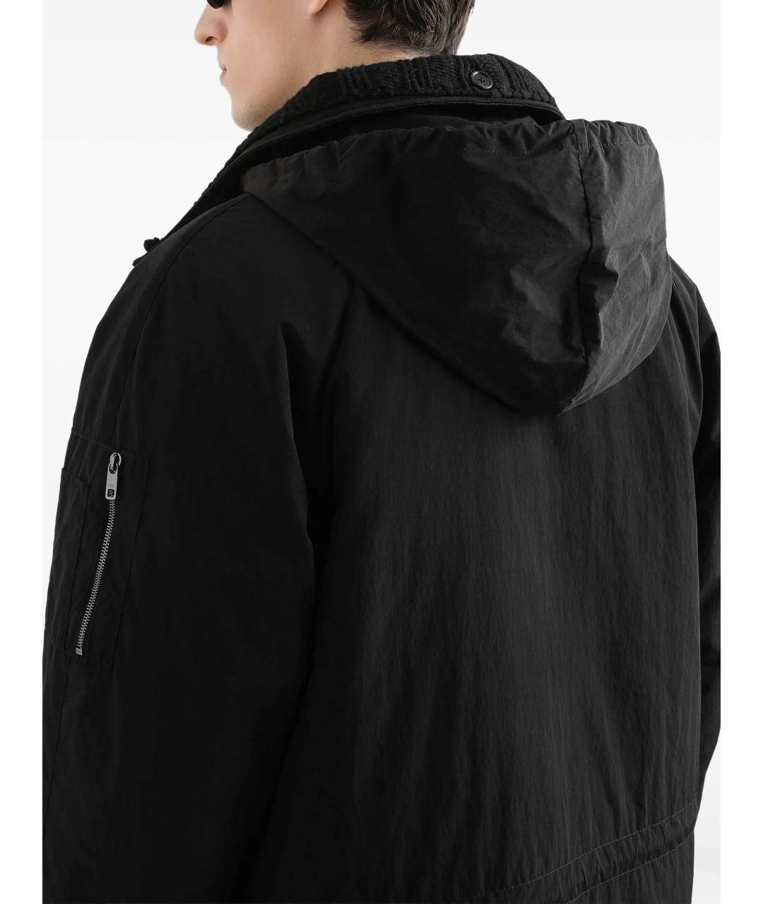 DOLCE&GABBANA Черная полиамидовая парка, фото 5