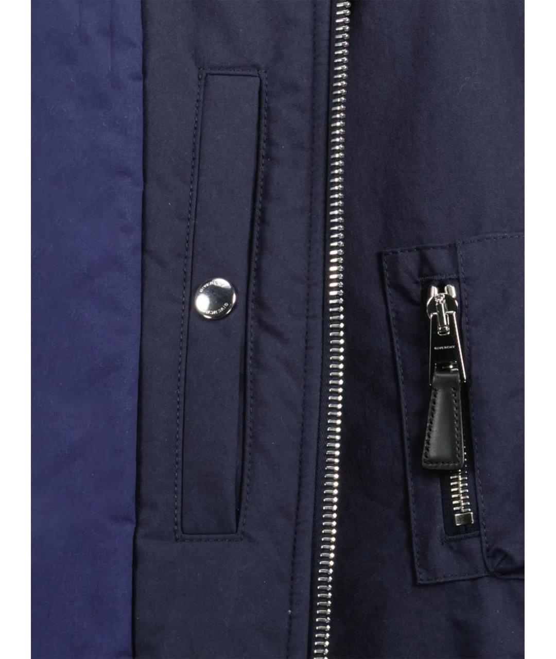 GIVENCHY Синяя хлопковая куртка, фото 4