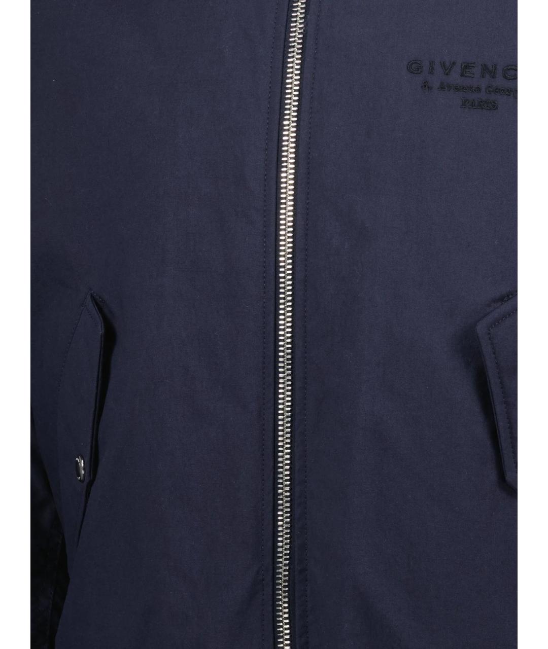 GIVENCHY Синяя хлопковая куртка, фото 3