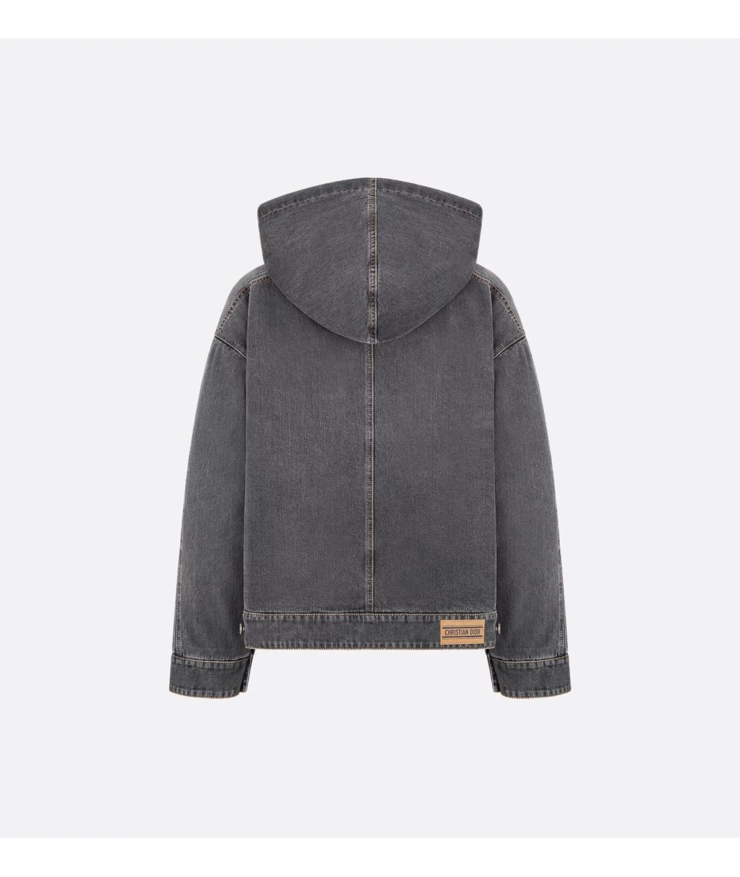 CHRISTIAN DIOR Серая хлопковая куртка, фото 2