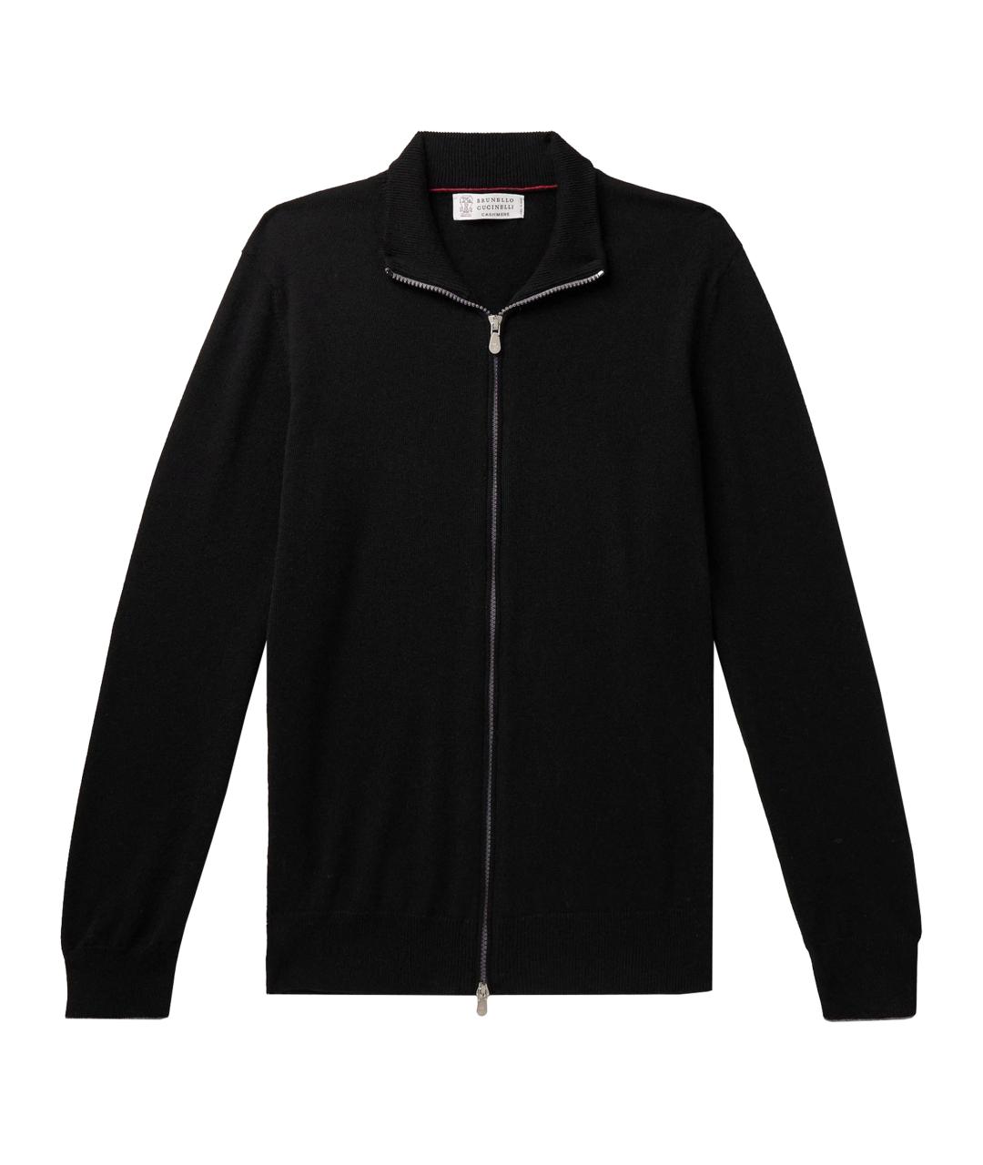 BRUNELLO CUCINELLI Черный кашемировый кардиган, фото 1