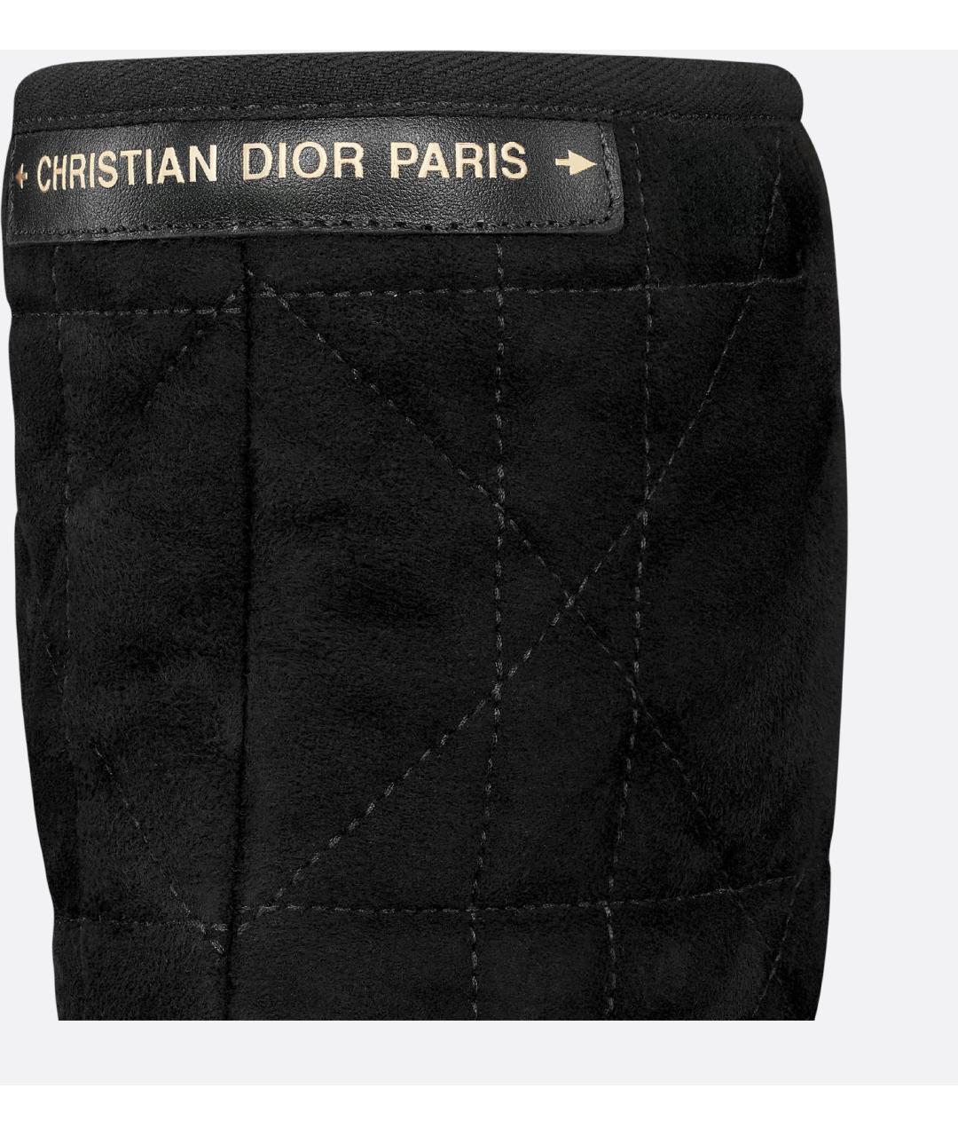 CHRISTIAN DIOR Черные кожаные ботинки, фото 5