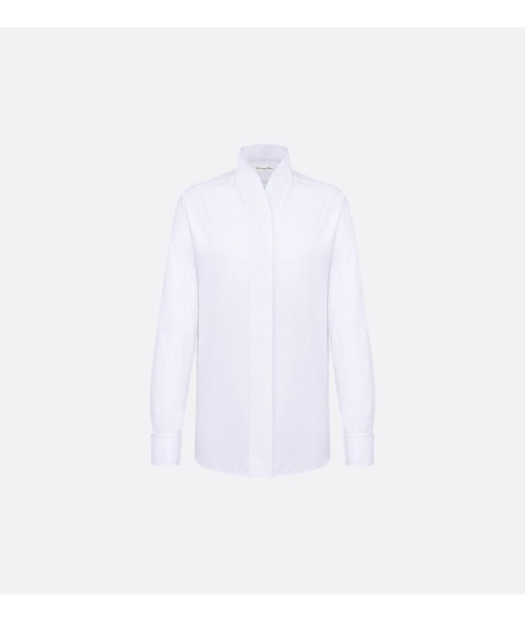 CHRISTIAN DIOR Белая хлопковая рубашка, фото 3