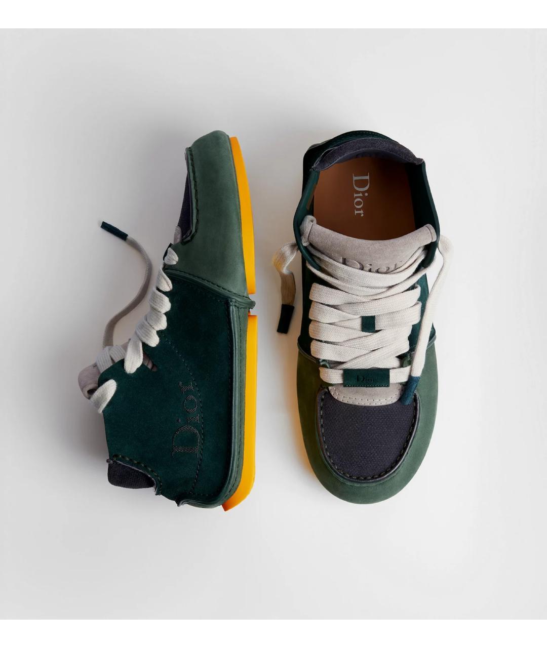 CHRISTIAN DIOR Мульти кожаные низкие ботинки, фото 2