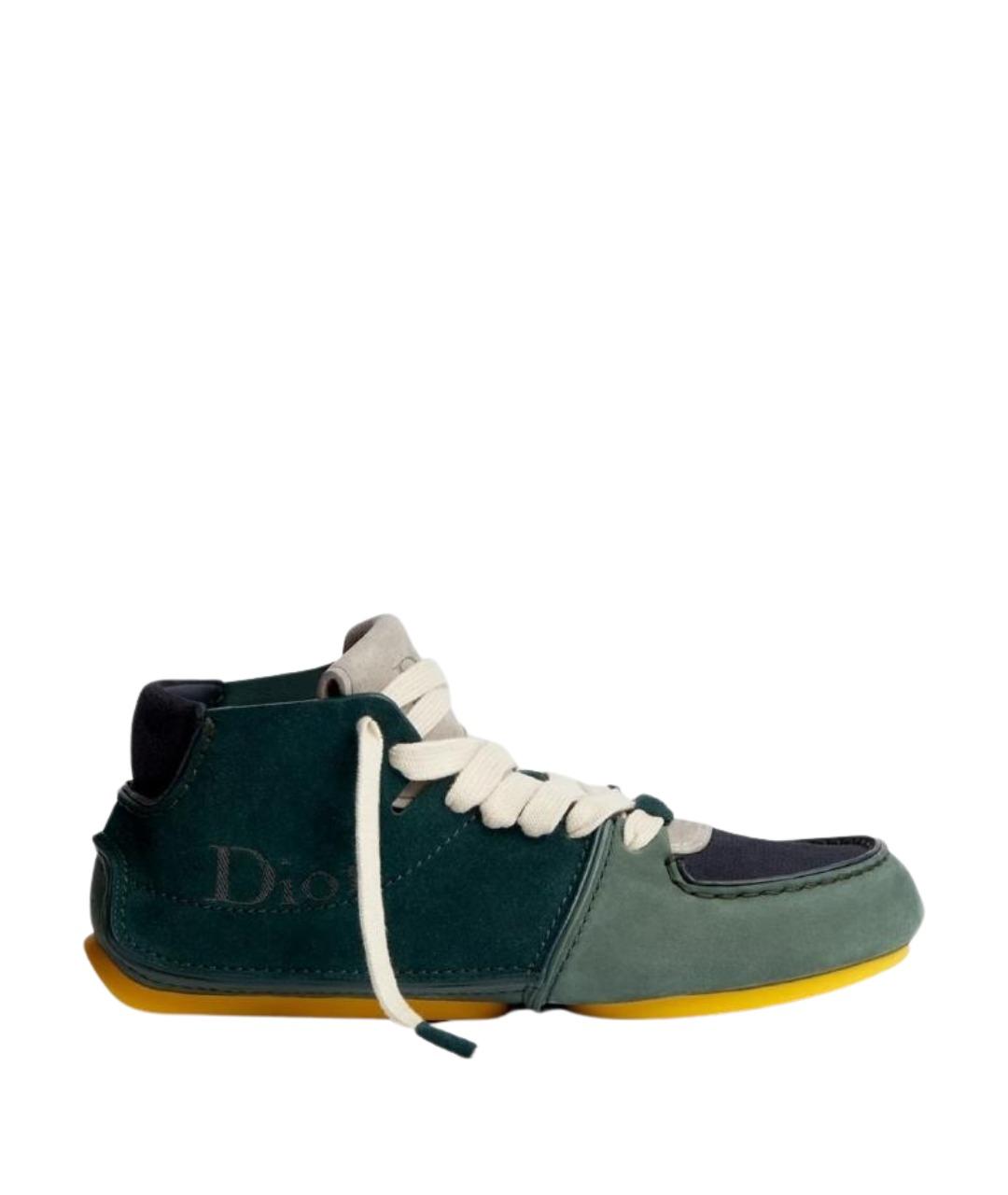 CHRISTIAN DIOR Мульти кожаные низкие ботинки, фото 1