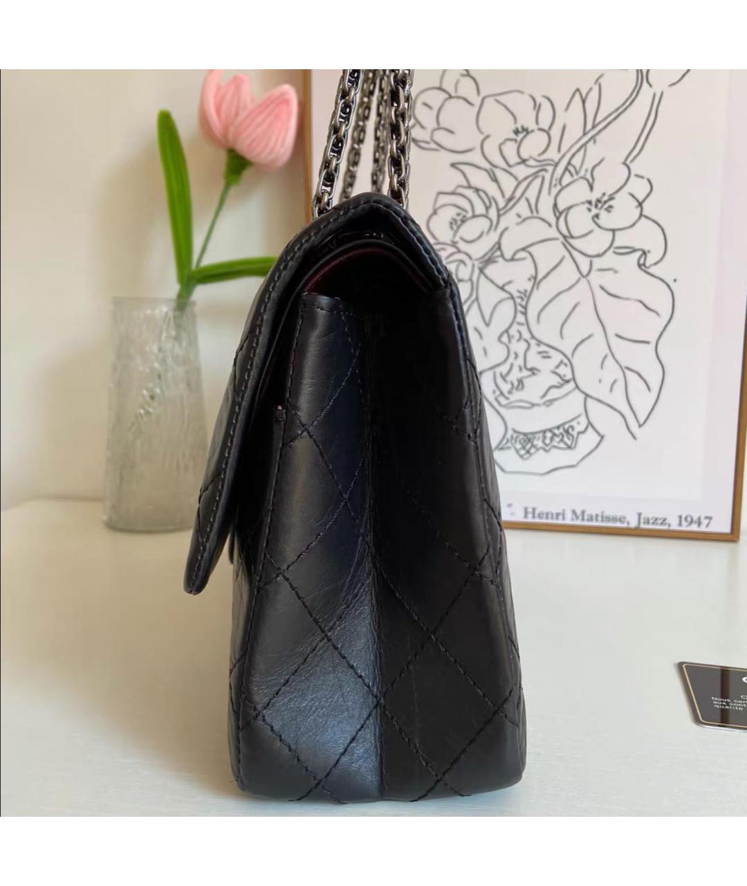 CHANEL Черная кожаная сумка через плечо, фото 5