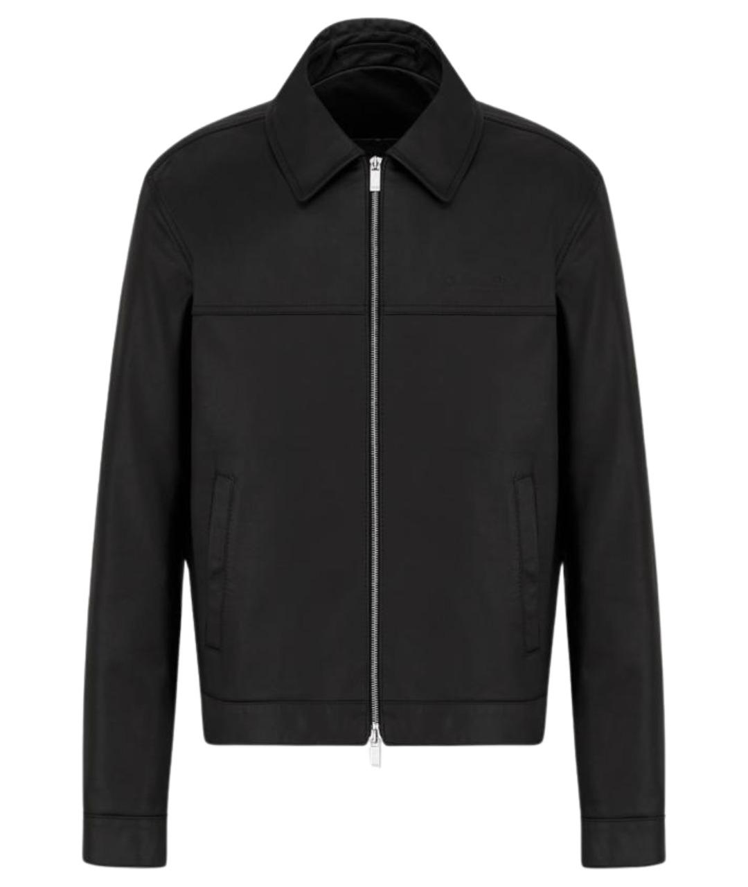 CHRISTIAN DIOR Черная кожаная куртка, фото 1