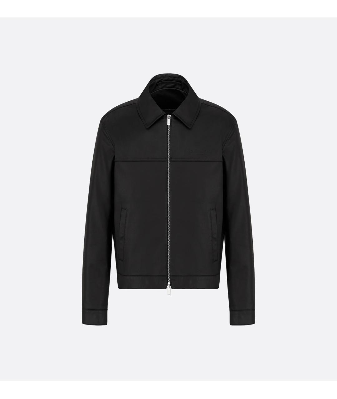 CHRISTIAN DIOR Черная кожаная куртка, фото 3