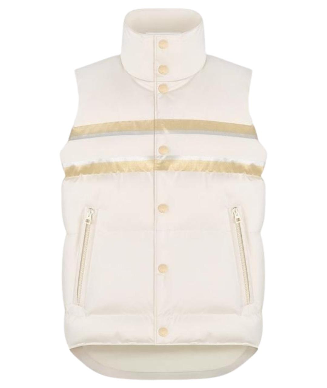 CHRISTIAN DIOR Бежевый полиэстеровый жилет, фото 1