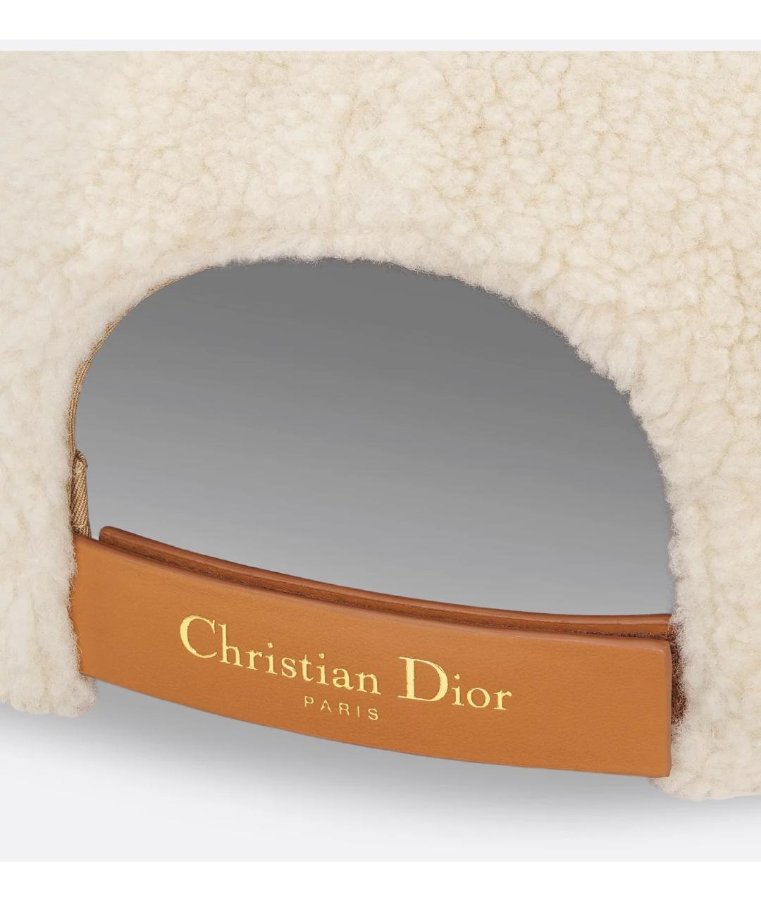 CHRISTIAN DIOR Бежевая кепка, фото 3