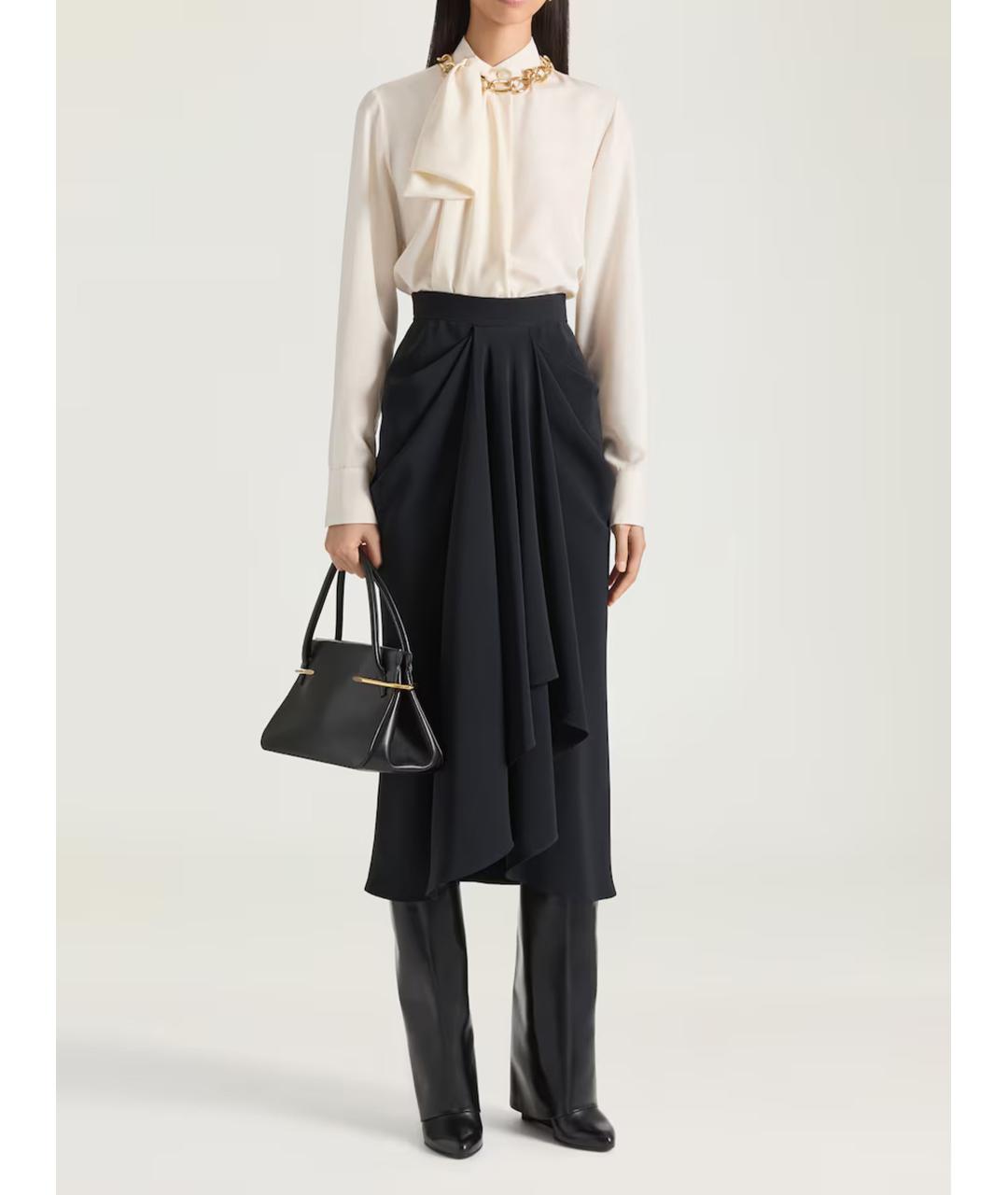 GIVENCHY Белая шелковая блузы, фото 2