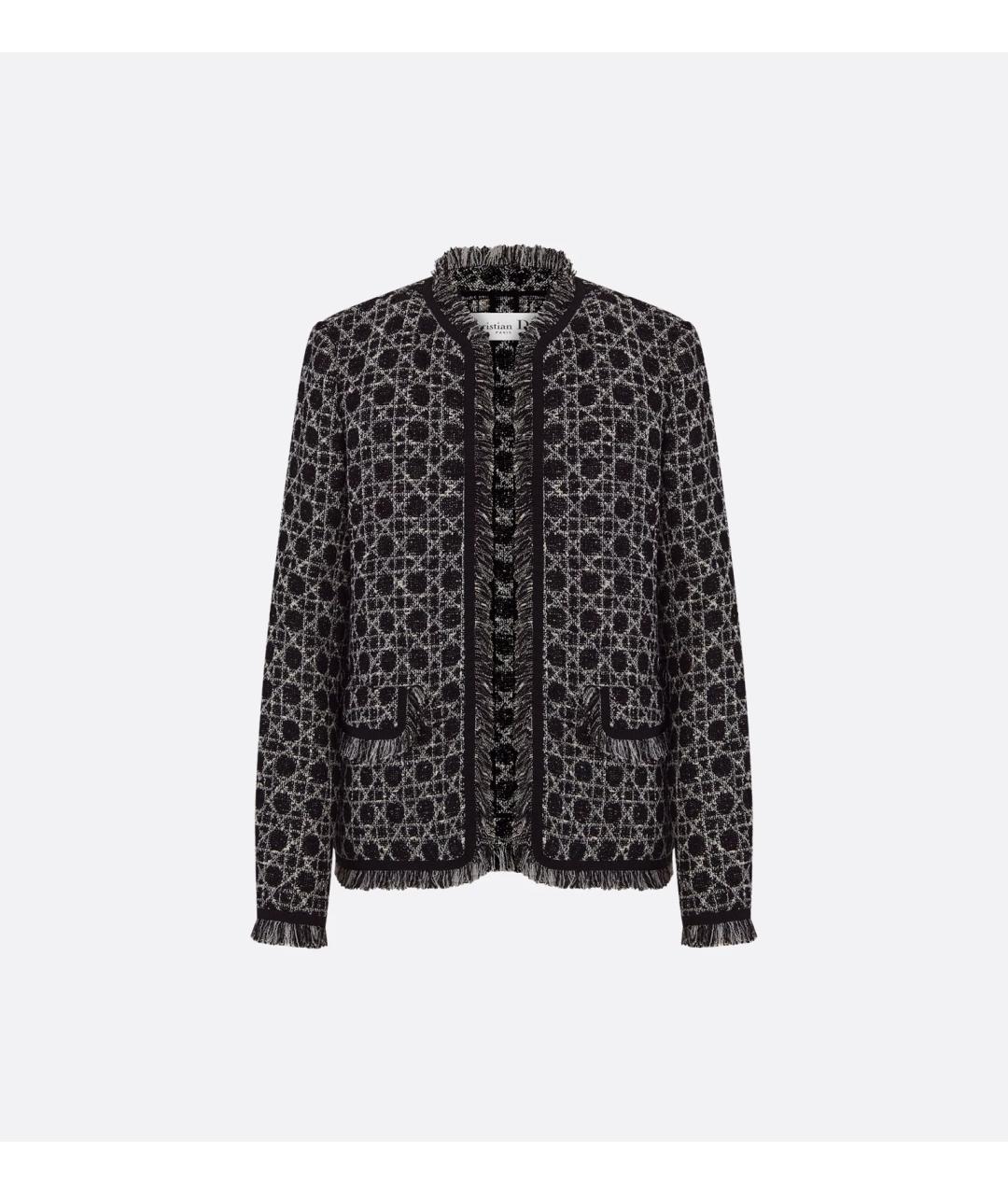 CHRISTIAN DIOR Черный хлопковый жакет/пиджак, фото 3