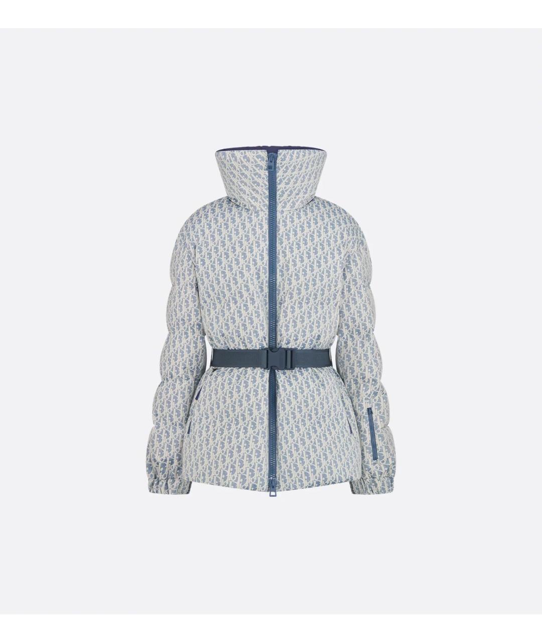 CHRISTIAN DIOR Голубой полиэстеровый пуховик, фото 3