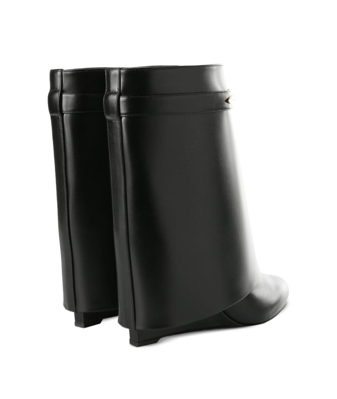 GIVENCHY Черные кожаные полусапоги, фото 2