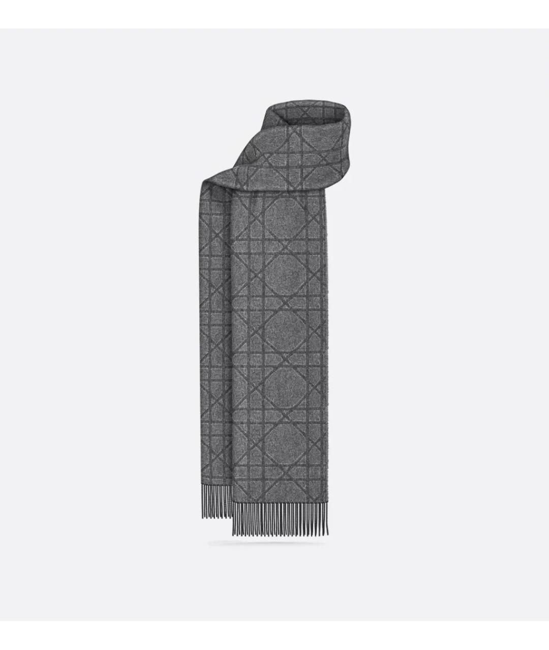 CHRISTIAN DIOR Мульти кашемировый шарф, фото 5