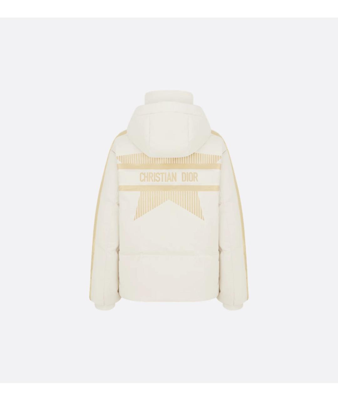 CHRISTIAN DIOR Бежевый полиэстеровый пуховик, фото 2