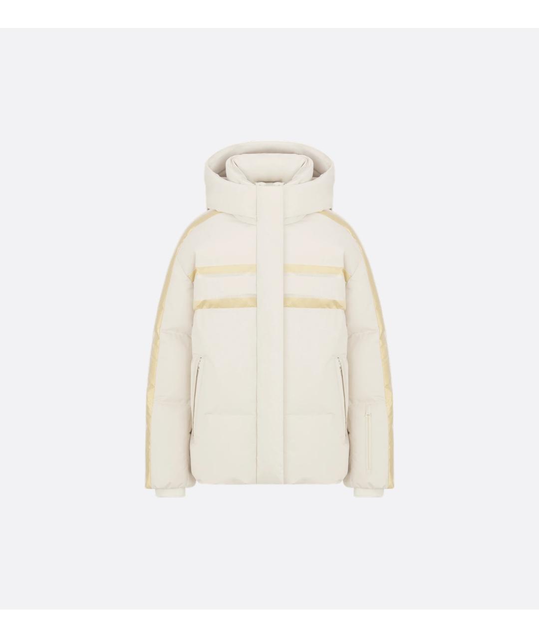 CHRISTIAN DIOR Бежевый полиэстеровый пуховик, фото 3