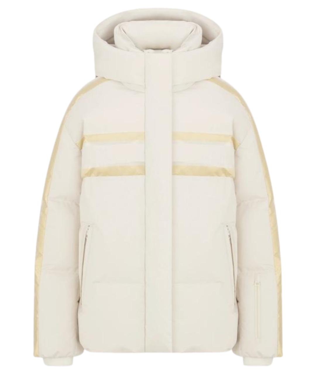 CHRISTIAN DIOR Бежевый полиэстеровый пуховик, фото 1