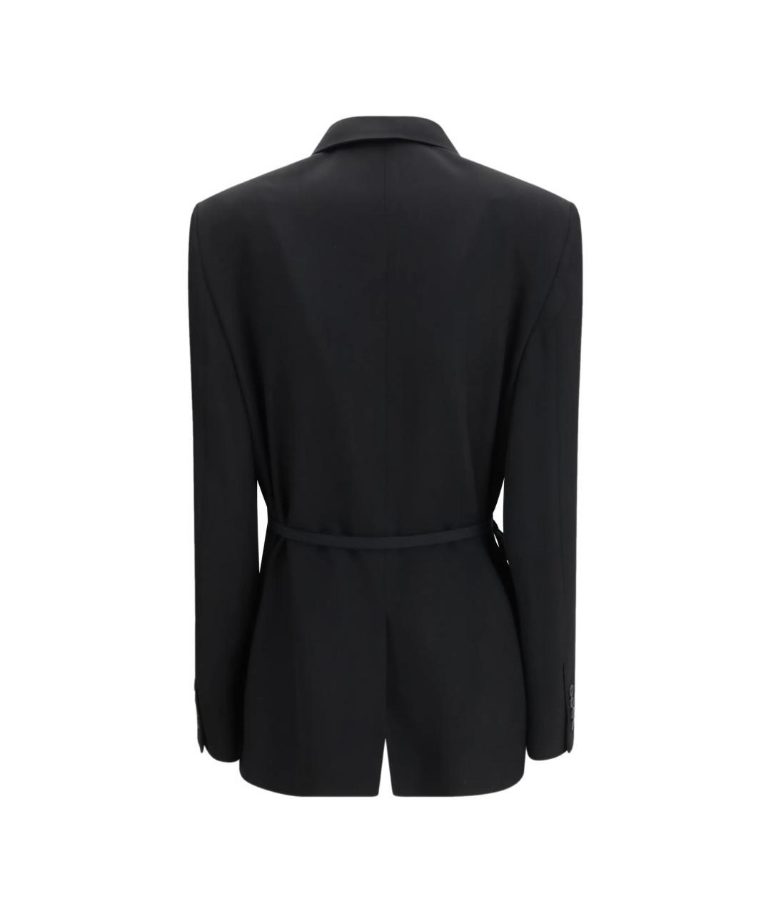 BALENCIAGA Черный шерстяной жакет/пиджак, фото 2