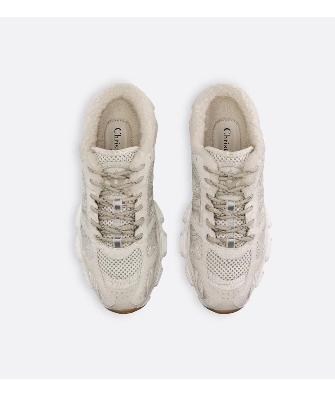 CHRISTIAN DIOR Белые кожаные кроссовки, фото 3