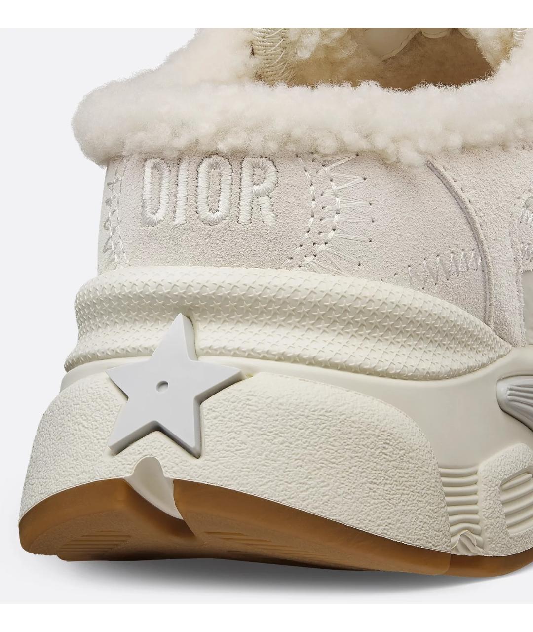 CHRISTIAN DIOR Белые кожаные кроссовки, фото 4