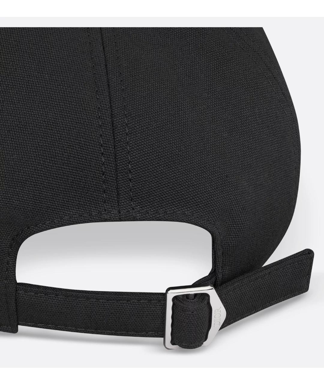 CHRISTIAN DIOR Черная хлопковая кепка/бейсболка, фото 3