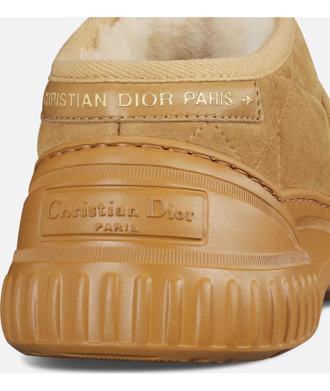 CHRISTIAN DIOR Коричневые замшевые ботинки, фото 5