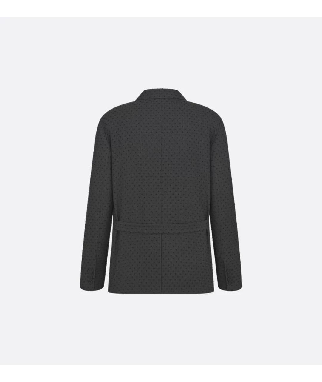 CHRISTIAN DIOR Серый шерстяной пиджак, фото 2