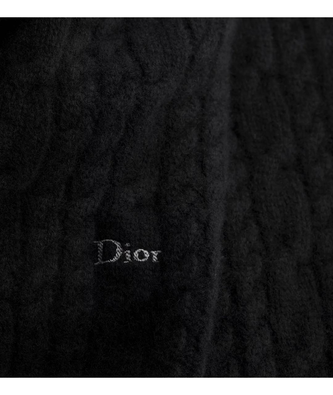 CHRISTIAN DIOR Черный кашемировый джемпер / свитер, фото 2