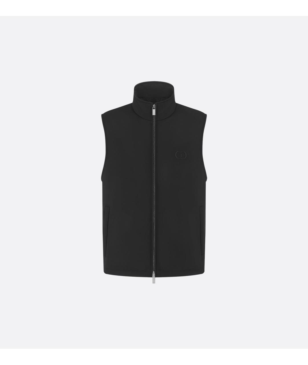 CHRISTIAN DIOR Черный полиэстеровый жилет, фото 3