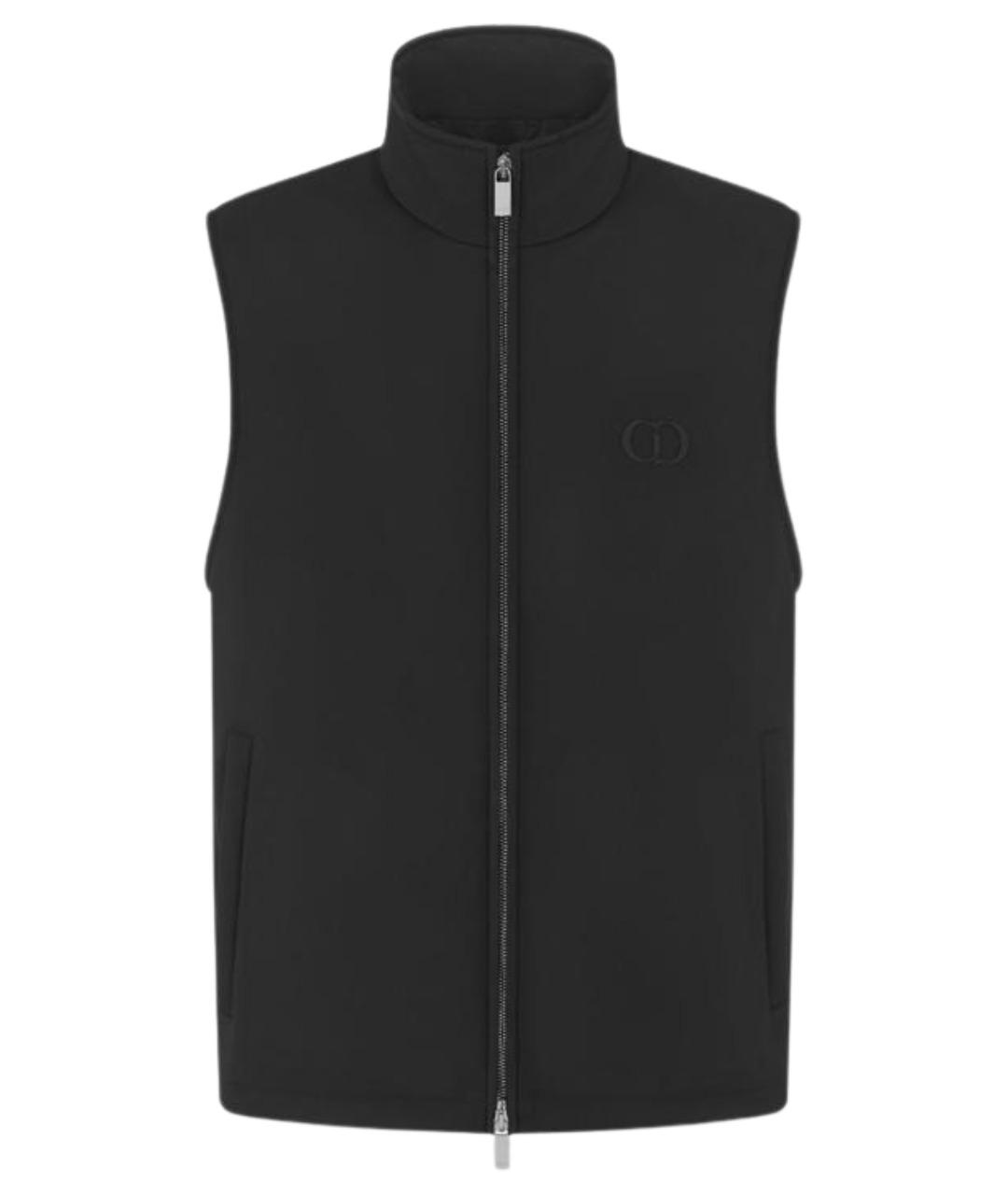 CHRISTIAN DIOR Черный полиэстеровый жилет, фото 1