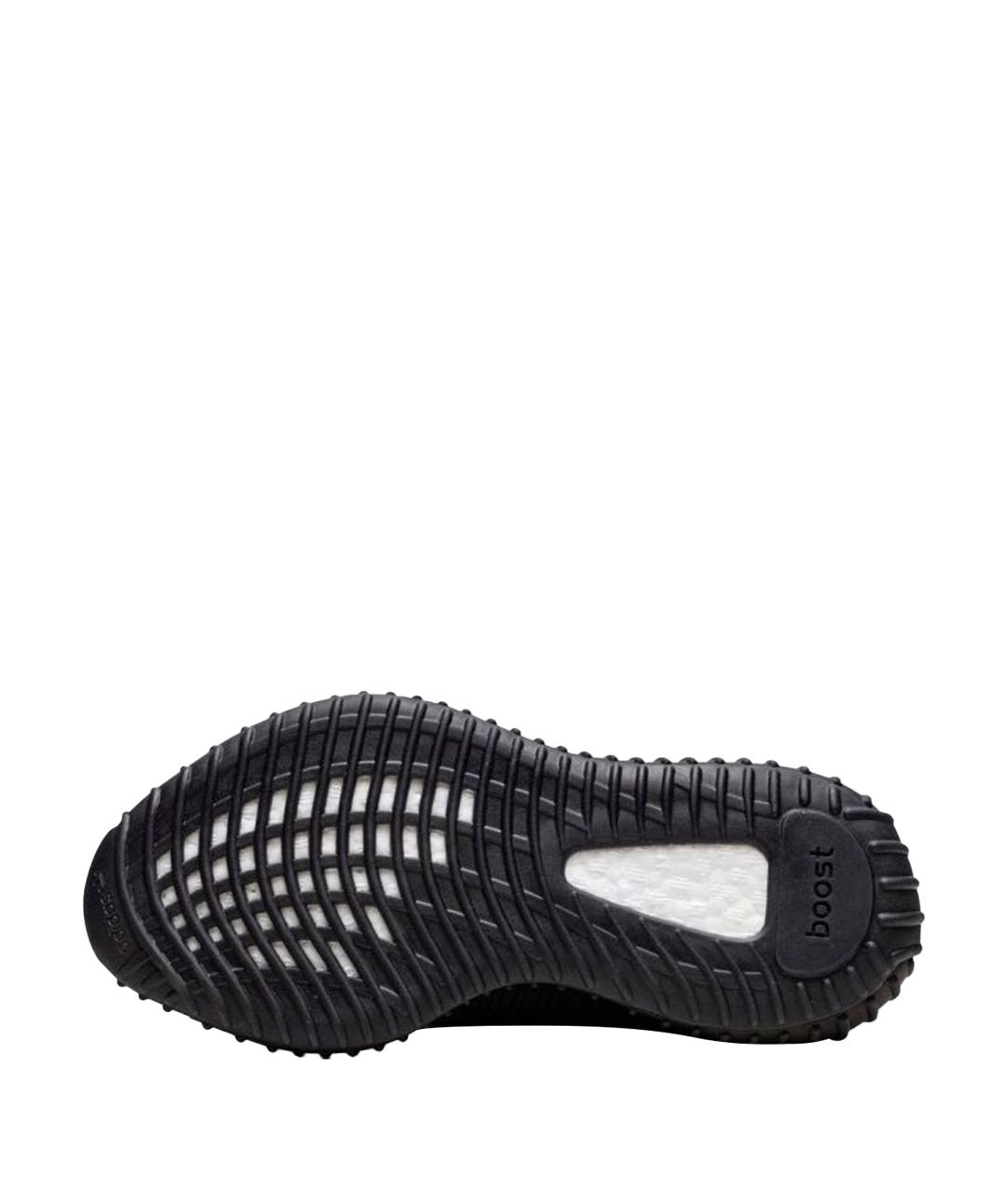 ADIDAS YEEZY Черные текстильные низкие кроссовки / кеды, фото 7