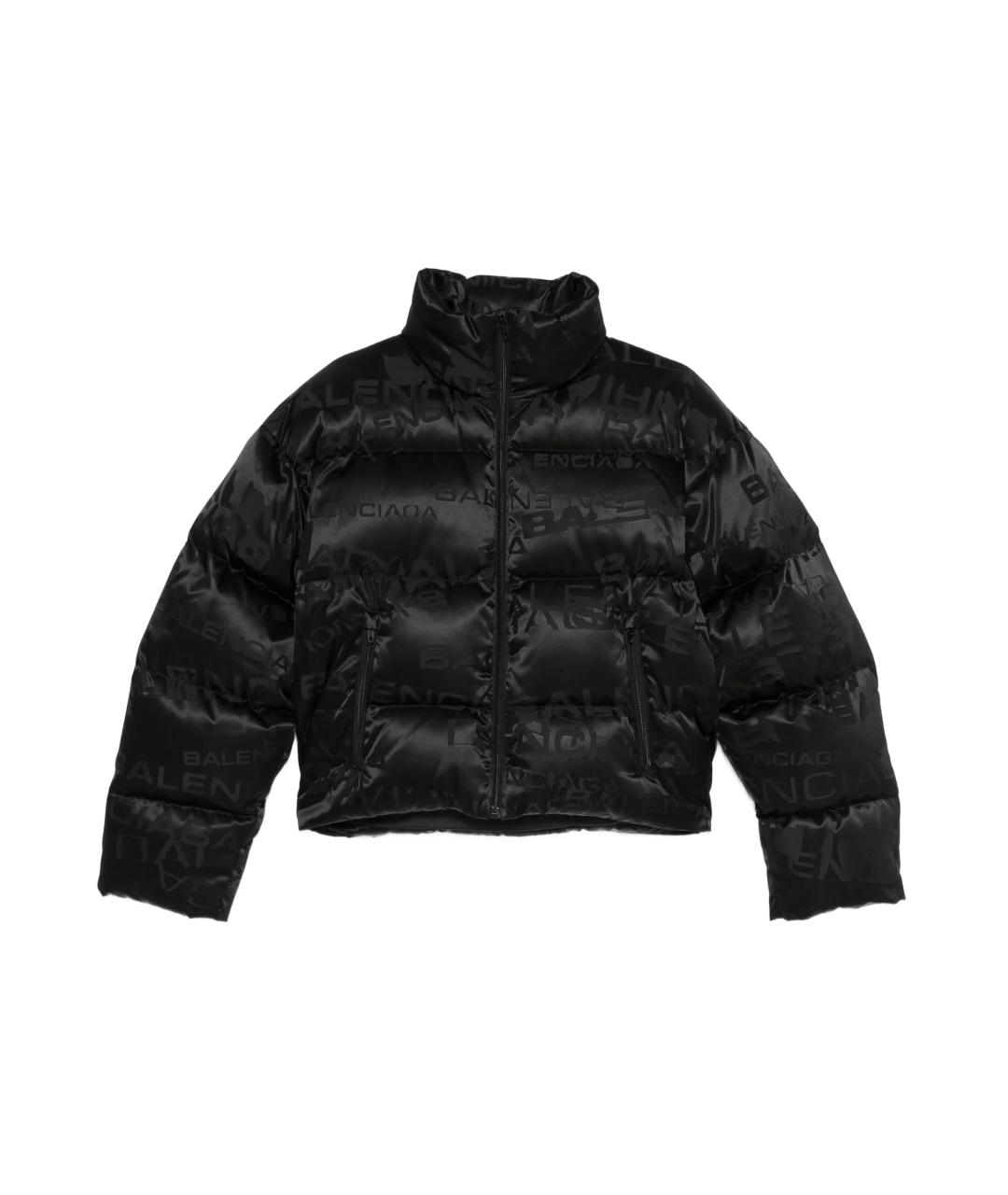 BALENCIAGA Черная полиамидовая куртка, фото 1