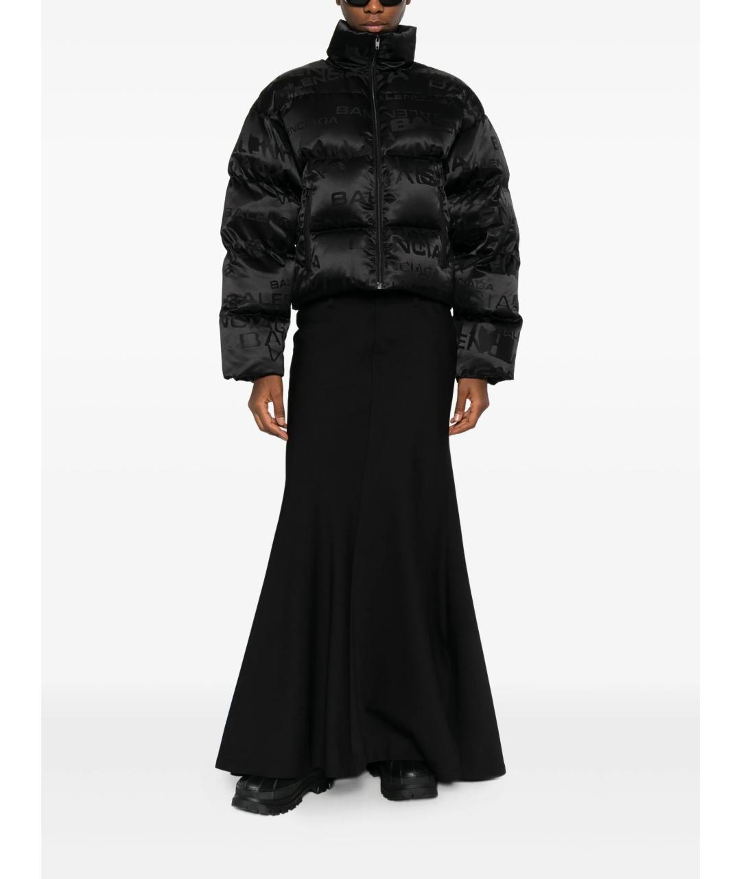 BALENCIAGA Черная полиамидовая куртка, фото 2