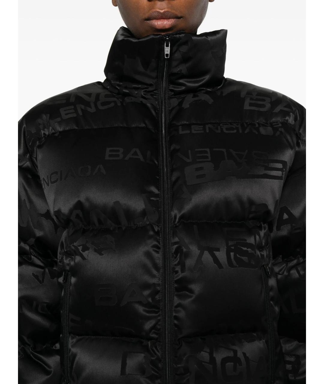 BALENCIAGA Черная полиамидовая куртка, фото 5