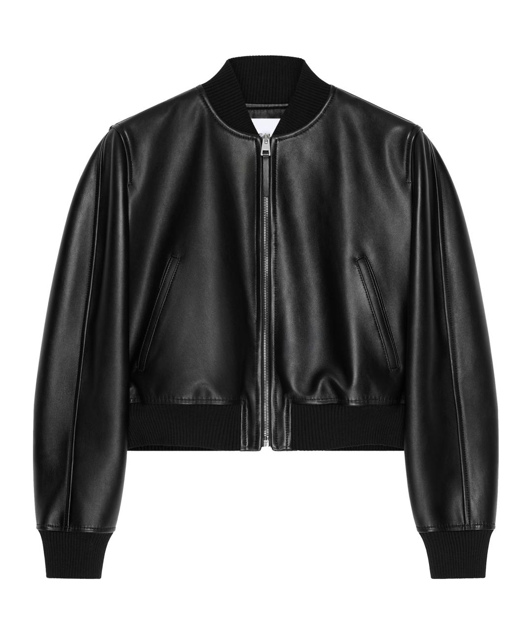 GIVENCHY Черная кожаная куртка, фото 1