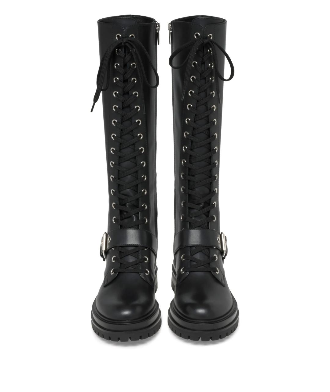 GIANVITO ROSSI Черные кожаные ботинки, фото 4