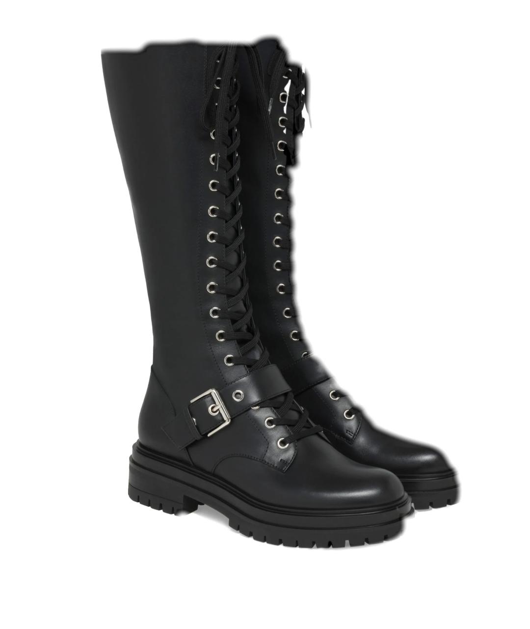 GIANVITO ROSSI Черные кожаные ботинки, фото 2