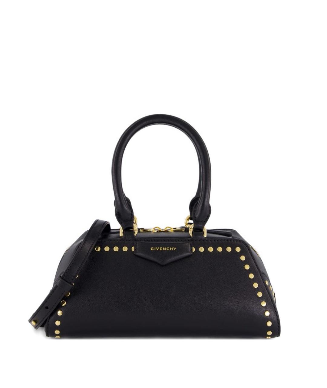 GIVENCHY Черная кожаная сумка тоут, фото 1