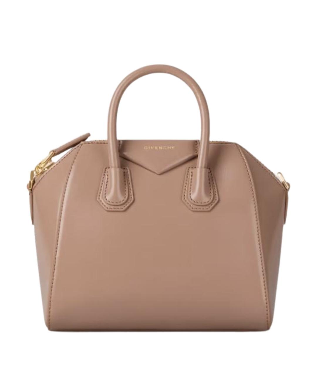 GIVENCHY Розовая кожаная сумка тоут, фото 1