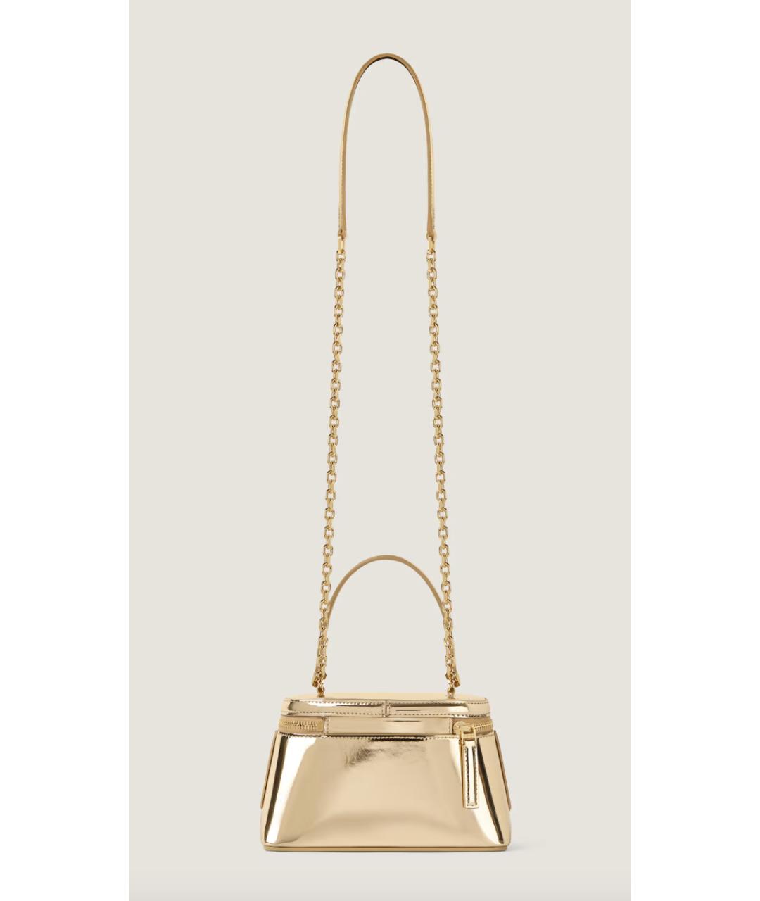 GIVENCHY Золотая кожаная сумка через плечо, фото 4