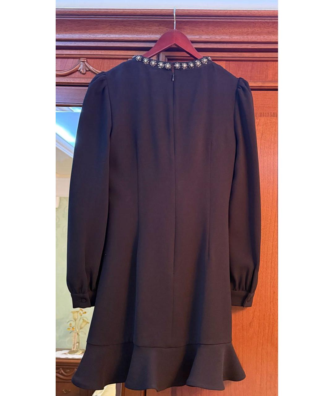 SELF-PORTRAIT Черное полиэстеровое вечернее платье, фото 2