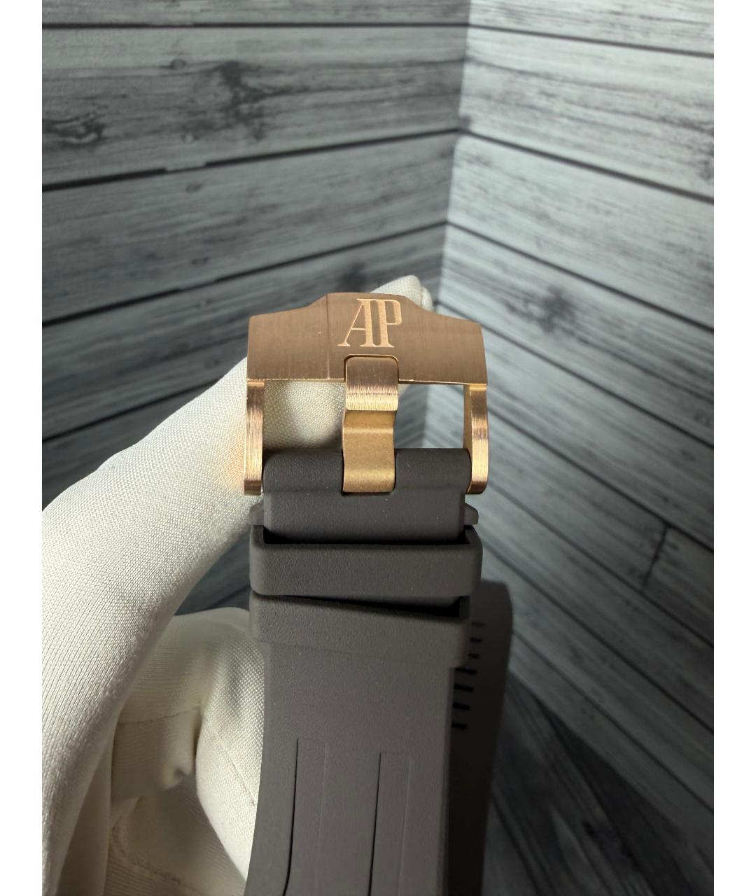 Audemars Piguet Серые часы из розового золота, фото 9