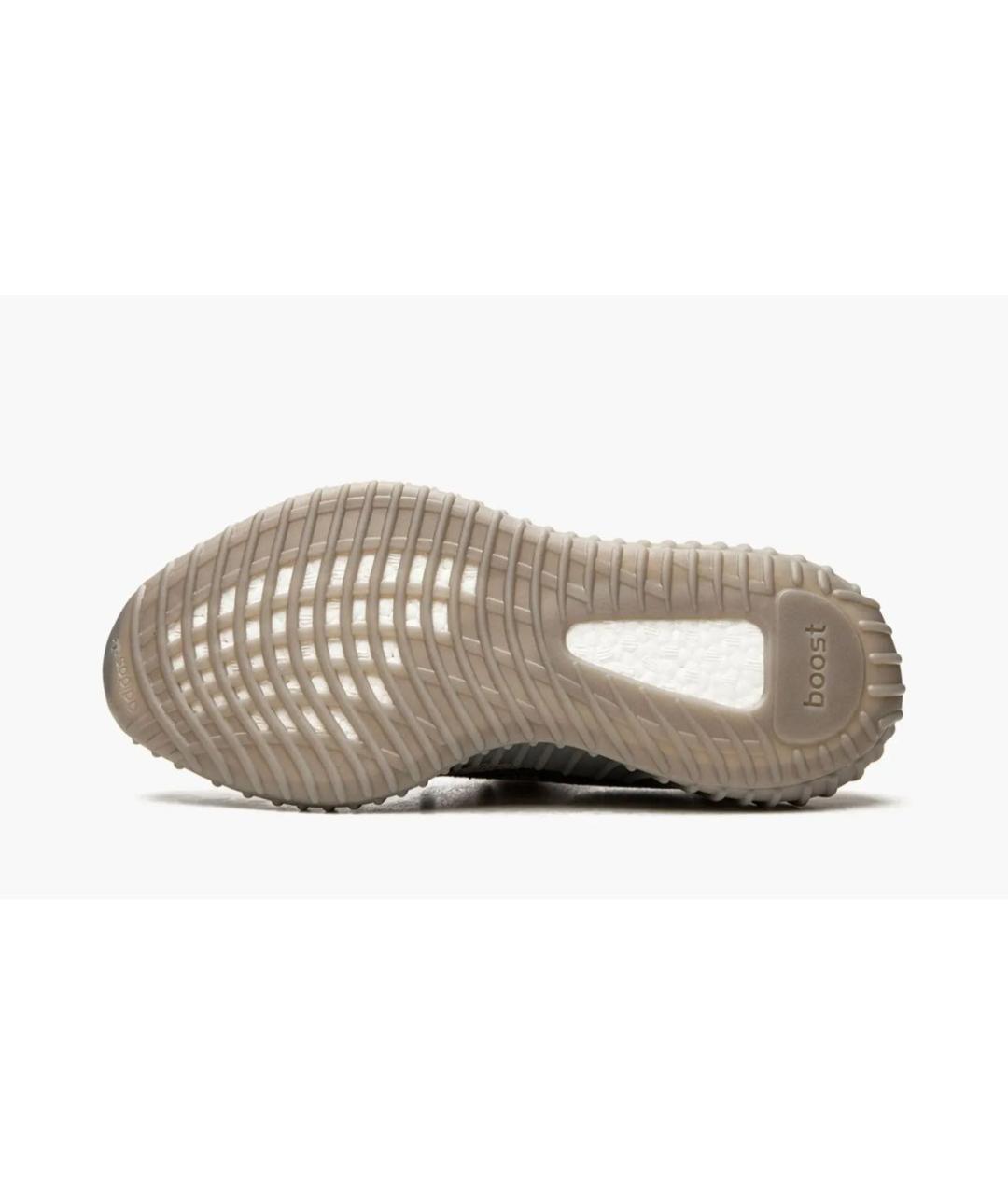 ADIDAS YEEZY Антрацитовые текстильные низкие кроссовки / кеды, фото 4