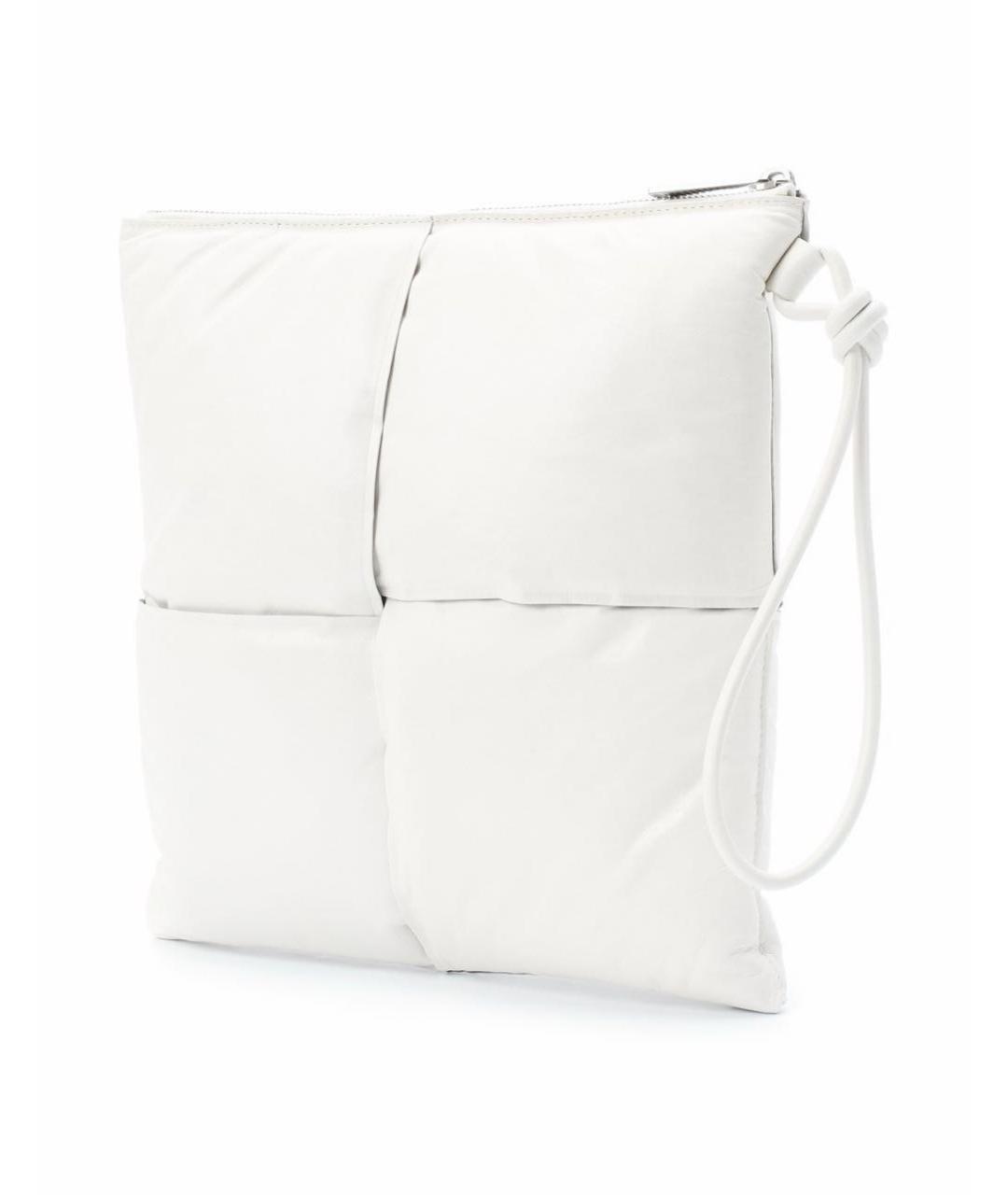 BOTTEGA VENETA Белая кожаная сумка тоут, фото 2