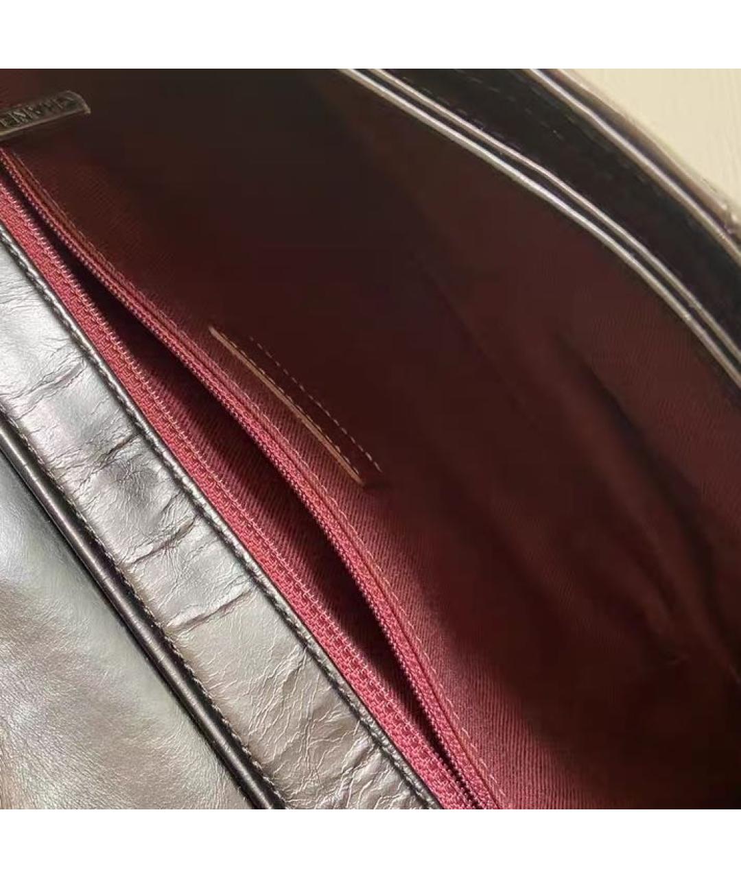 CHANEL Черная кожаная сумка через плечо, фото 7