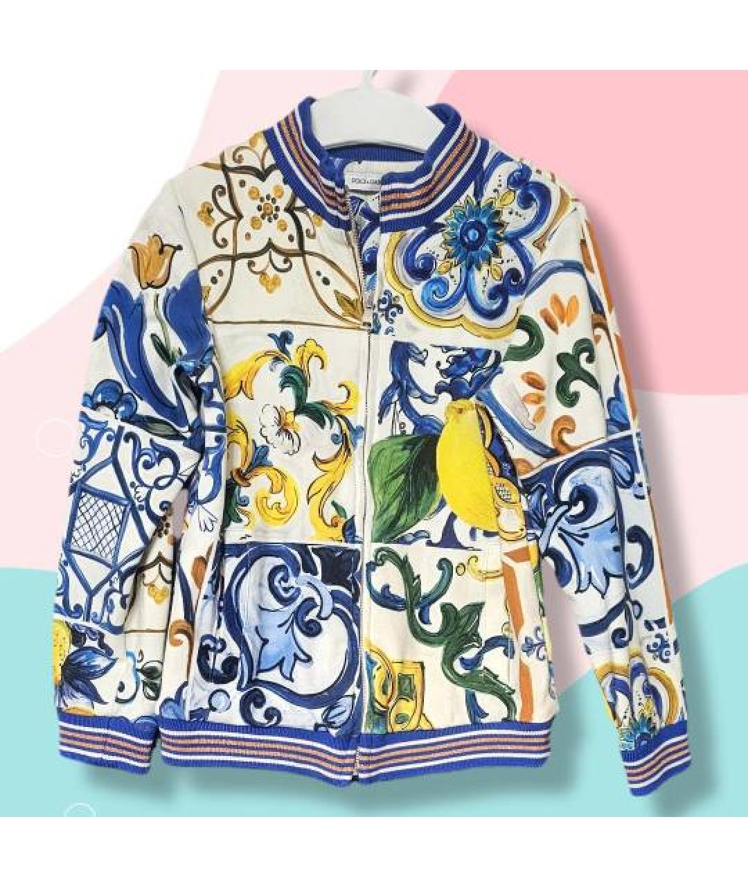 DOLCE & GABBANA KIDS Мульти хлопковый жакет / жилет, фото 9